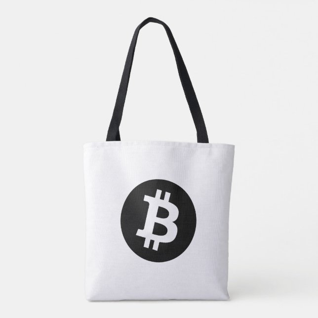 Bolsa Tote Bitcoin (Preto) (Verso)