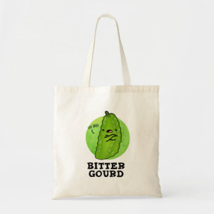 Bolsa Tote Bitter Gourd Engraçado Veggie Pun