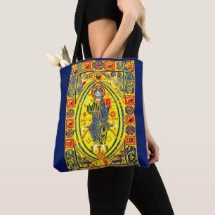 Bolsa Tote Bizantino, arte popular Jesus