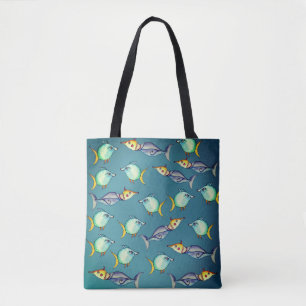 Bolsa Tote Bizarre Fishes