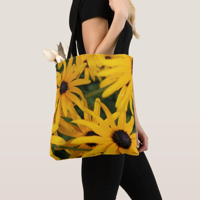 Bolsa Tote Black Eyed Susan Bright Yellow (Close Up)