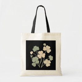 Bolsa Tote "Black Flower Jumbo Toque Bag -Ai design