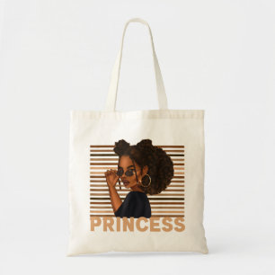Bolsa Tote Black Girl Magic African Melanin Princess