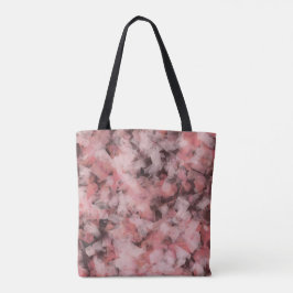 Bolsa Tote Black Gray Pink White Modern Geometric Abstract