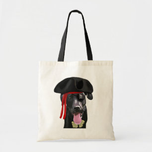Bolsa Tote Black Labrador Pirate