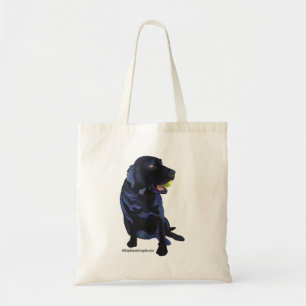 Bolsa Tote Black Labrador Retriever com Tênis Bal Tank Top