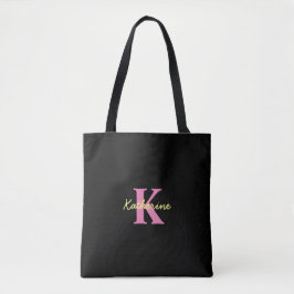 Bolsa Tote Black Modern Personalizado