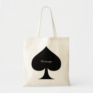 Bolsa Tote Black Queen of Spades Black Thunder_Cove