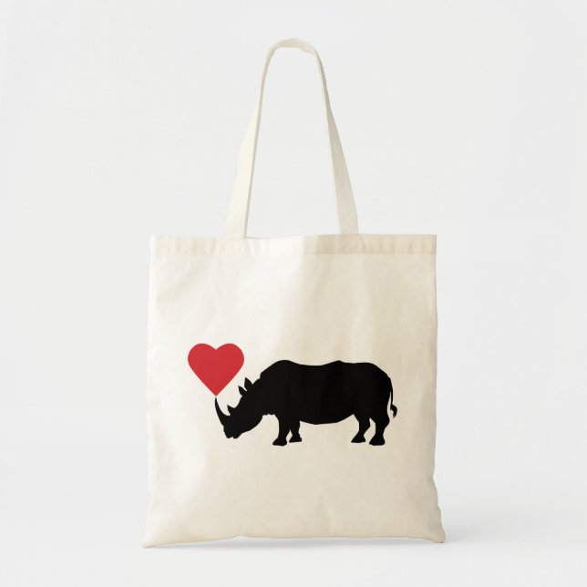 Bolsa Tote Black-Rhino-with-Heart (Frente)