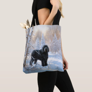 Bolsa Tote Black Russian Terrier Que Neve