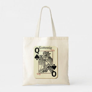 Bolsa Tote Black Spades, Rainha Loira, Thunder_Cove