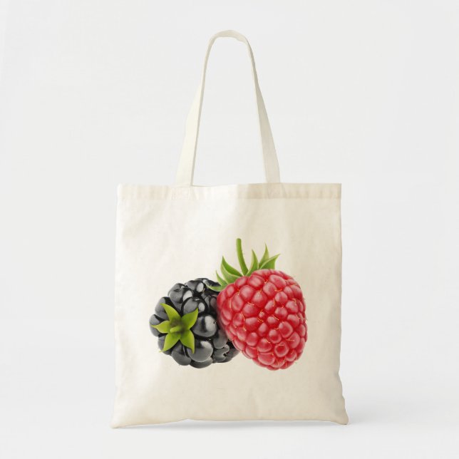 Bolsa Tote Blackberry e framboesa (Frente)