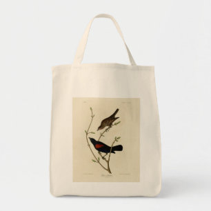 Bolsa Tote Blackbird de asa vermelha - Aves da América de Aud