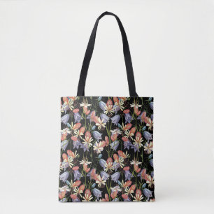 Bolsa Tote Bladder Campion Bells: Watercolor Floral
