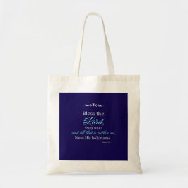 Bolsa Tote Bless The Lord Christian Tote Bag