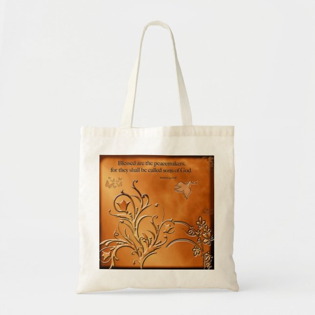 Bolsa Tote Blessed é os pacificadores (Frente)