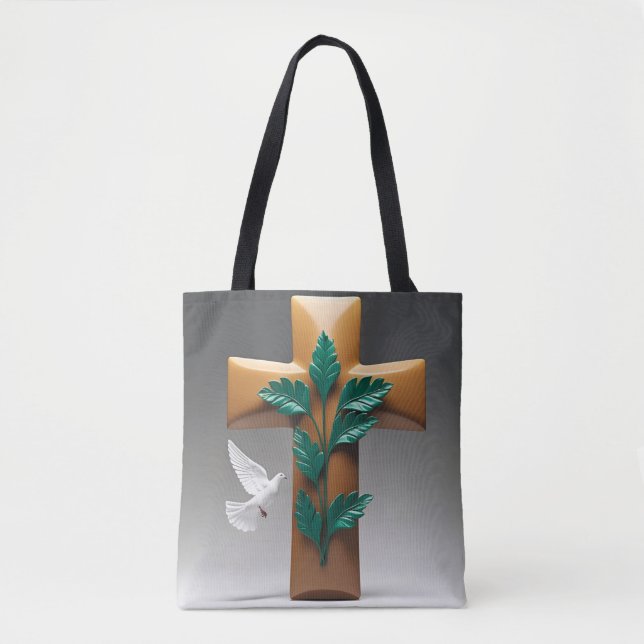 Bolsa Tote Blessed Stream Faith (Frente)