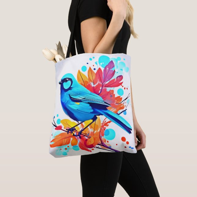 Bolsa Tote Bliss Art do Bluebird (Close Up)