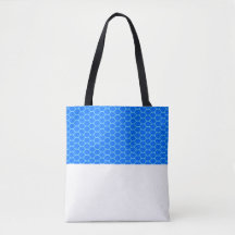Bloco de Cor Branca do Padrão de Honeycomb Azul Br