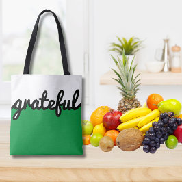 Bolsa Tote Bloco de cor verde-claro