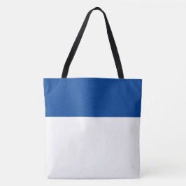 Bolsa Tote Bloco de Cores Azul Real Profundo Moderno e Elegan
