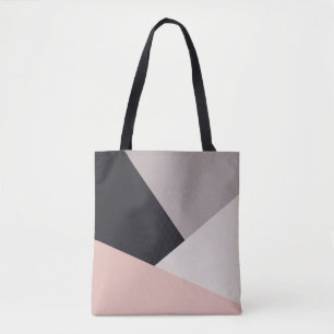 Bolsa Tote Bloco geométrico à moda moderno elegante da cor