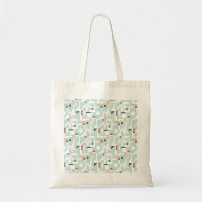 Bolsa Tote Blocos de apartamentos - azul (Frente)