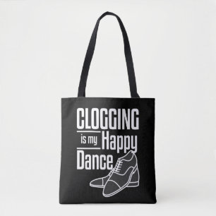 Bolsa Tote Blogando Dança Feliz e Engraçada