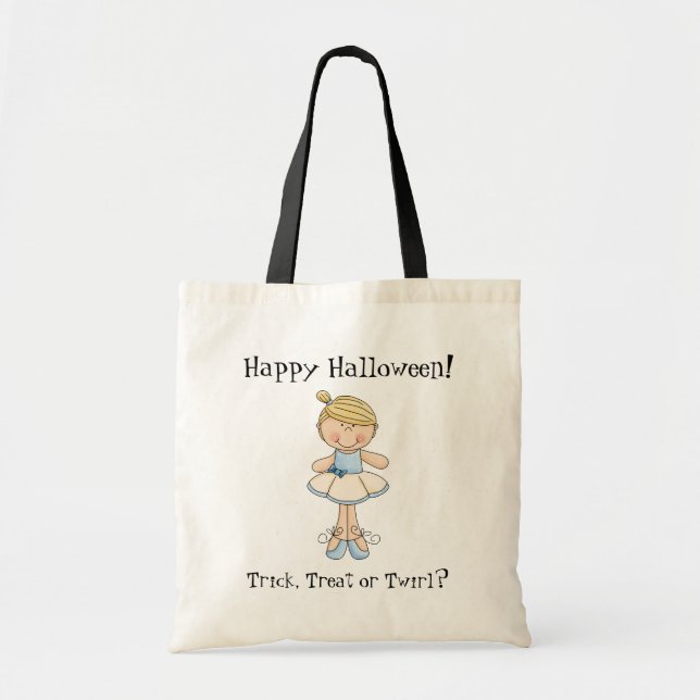 Bolsa Tote Blonerina Girl-Halloween Goody Bag (Frente)