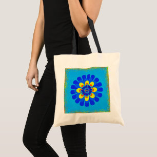 Bolsa Tote Bloom Blue