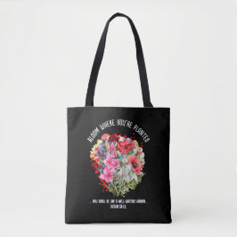 Bolsa Tote BLOOM ONDE VOCÊ ESTÁ PLANTADO Christian Floral