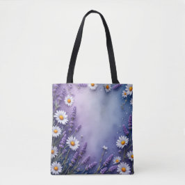 Bolsa Tote Blooming Daisies & Lavanda
