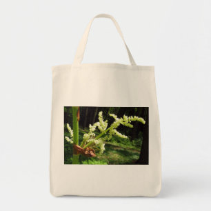 Bolsa Tote Blooming Rhubarb Flores Natureza Foto