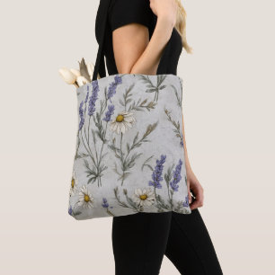 Bolsa Tote Blooms de Lavanda Suave