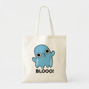 Bolsa Tote Blooo Funny Blue Ghost Pun