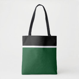 Bolsa Tote Bloqueio de Cor Verde do Campo Negrito Superior da
