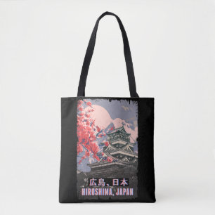 Bolsa Tote Blossom de Cereja Animada com Animação do Templo