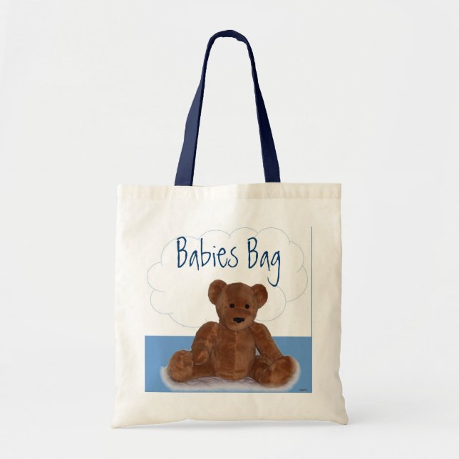Bolsa Tote Blue Babs - Fralda Bag (Frente)