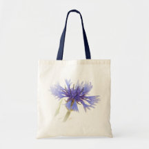Blue Cornflower Tote Bag