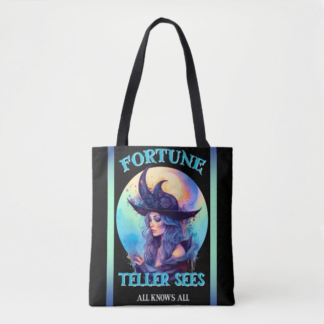 Bolsa Tote Blue Fortune Teller _ Halloween (Frente)