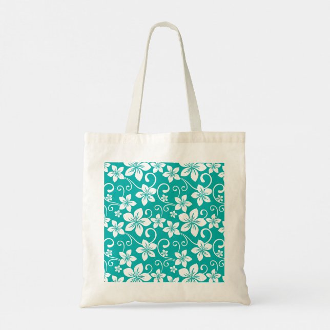 BOLSA TOTE BLUE HAWAII (TEAL) (Verso)