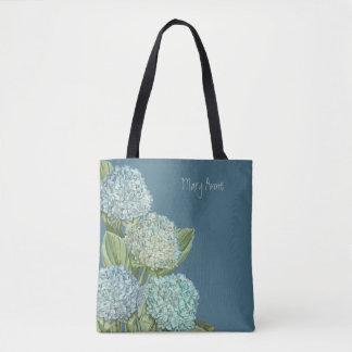 Bolsa Tote Blue Hydrangea