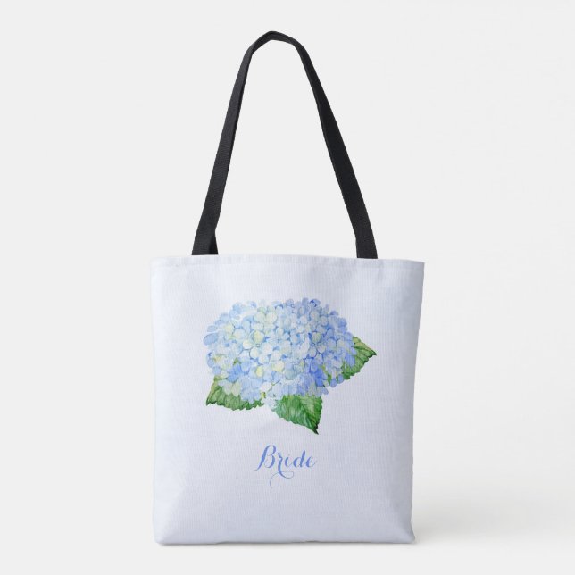 Bolsa Tote Blue Hydrangea Bridal (Verso)