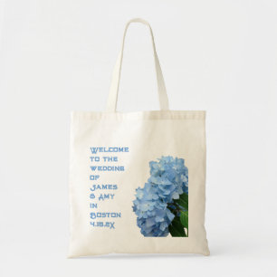 Bolsa Tote Blue Hydrangeas Weding Bag