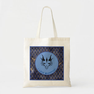 Bolsa Tote Blue I Love Comprando Dragon Head & Scals Tote Bag