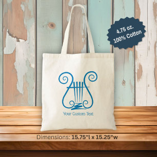 Bolsa Tote Blue Lyre