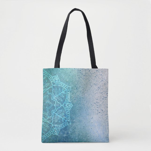 Bolsa Tote Blue Mandala (Frente)