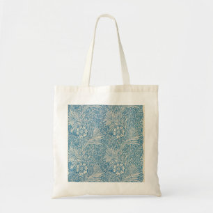 Bolsa Tote Blue Marigolds (por William Morris)