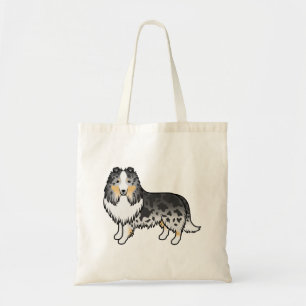 Bolsa Tote Blue Merle Shetland Sheepdog Sheltie Dog