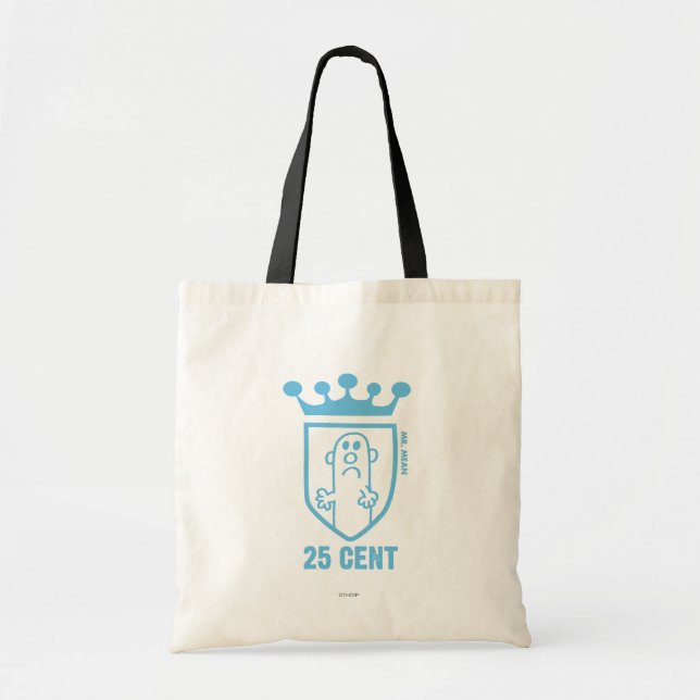 Bolsa Tote Blue Mr. Mean Crest & Crown (Frente)